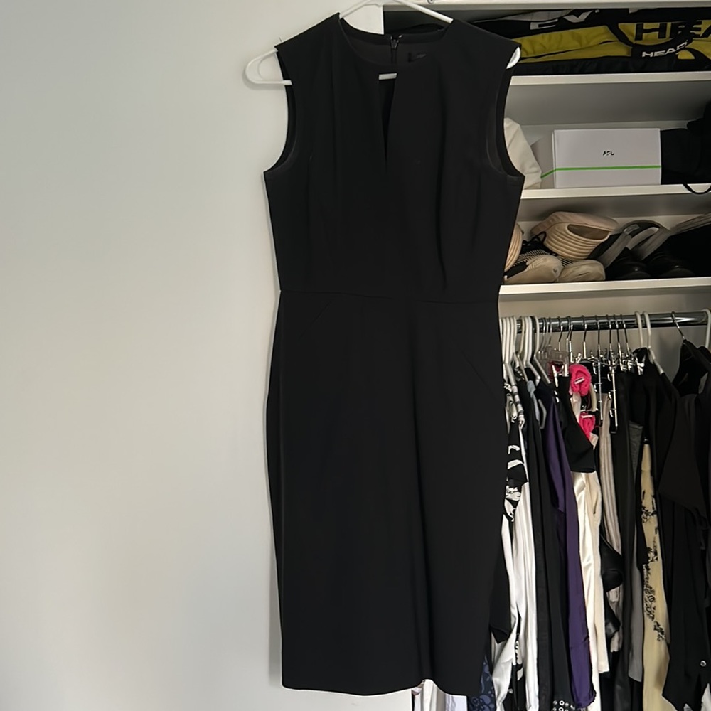J. Crew Black Pencil Dress Sz 4